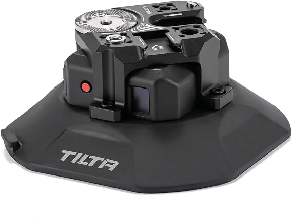 Tilta Hydra Electronic Suction Cup (4.5") for Camera Mounts with Universal Multi-Functional Mount Bracket| No-Mark Suction Pad | Air Pressure Monitor | Durable Battery | LCD Display