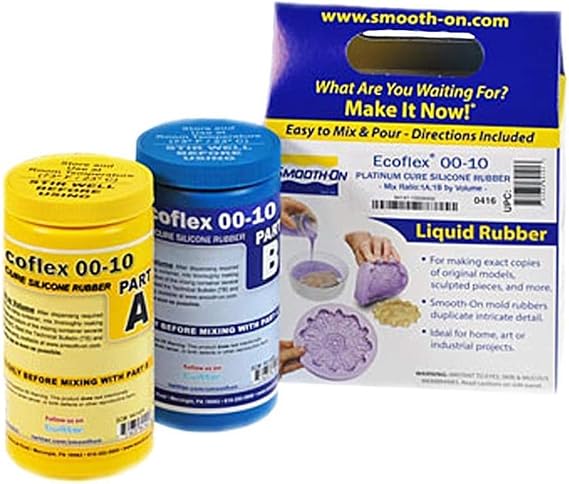 Ecoflex 00-10 - Super Soft, Additive Hardened Silicone Rubber - Pint Unit