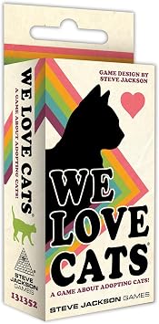 Steve Jackson Games We Love Cats | A Game About Adopting Cats!