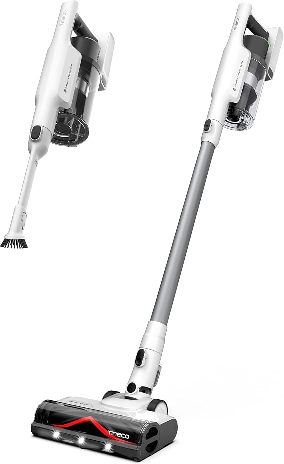 Tineco A30S Cordless Vacuum Cleaner, 160W Suction, 60Min Runtime, 1L Larger Dustbin, ZeroTangle Brush, PureCyclone Tech, Stick Vacuum Cleaner for Pet Hair, Carpet & Hard Floor