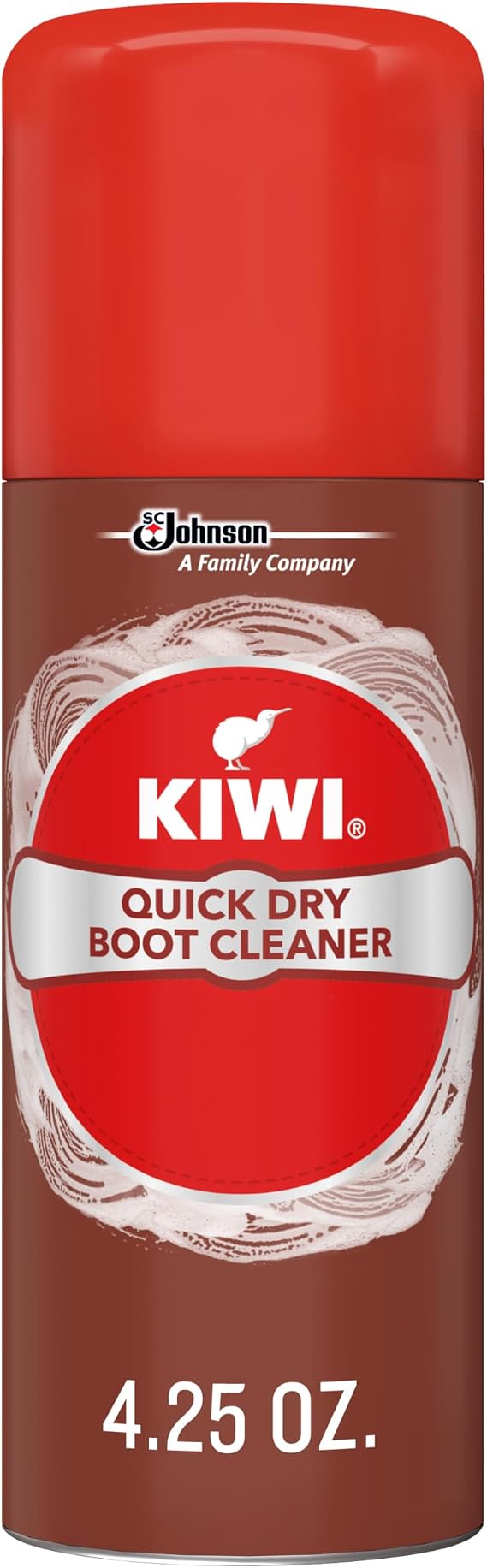KIWI Quick Dry Boot Cleaner, 5.5 oz (1 Aerosol Spray)