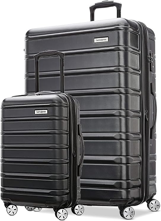 Samsonite Omni , Black Midnight Black, 2-Piece Set Carry-on/Large, Omni 2 Hardside Expandable Cargo Spinner Wheel