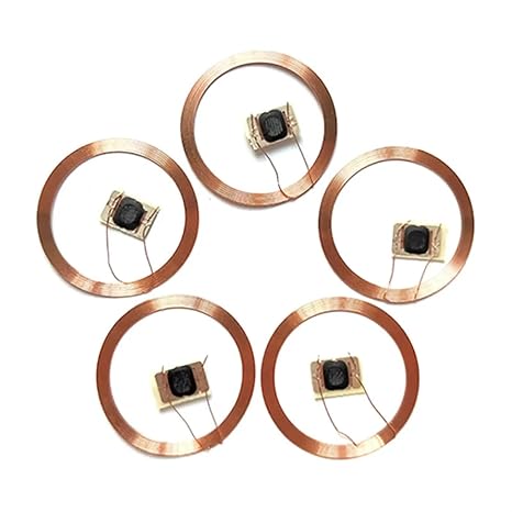 CUID App MCT Modify UID Changeable NFC 1k s50 Tags 13.56MHz IC Card Sticker Keyfob Block 0 Writable 14443A(5pcs Coil)