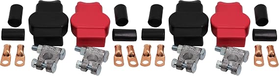 Fastronix Military Spec Battery Terminal Top Post Kit (Pack of 2)