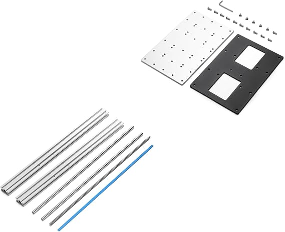 Genmitsu 3018-PROVer V2 Y-Axis Extension Kit and 3040 Extension Aluminum Spoilboard, Upgrade to 3040, Compatible with 3018-PROVer V2 CNC Router Machine