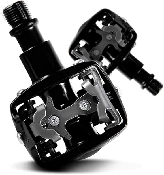Wellgo MTB Mountain Bike Pedals and Cleats SPD Compatible Wpd-823