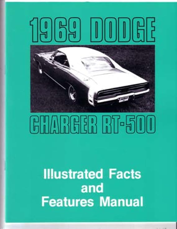 1969 Dodge Charger Facts Features Sales Brochure Literature Book Features Option