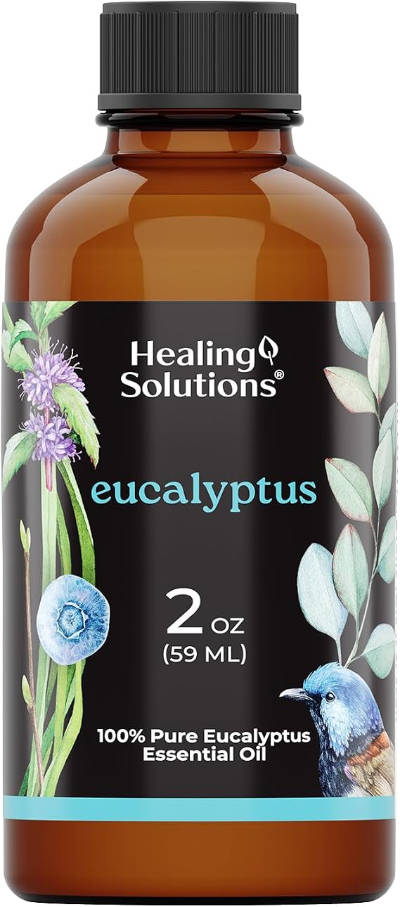 Healing Solutions Eucalyptus Essential Oil - 2 Fluid Ounces