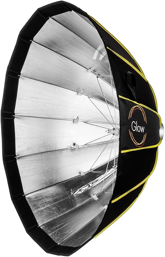 Glow EZ Lock Parabolic Softbox for Flashpoint XPLOR 300 and 400 Direct Mount (33.4" - Silver) - Godox AD-S85