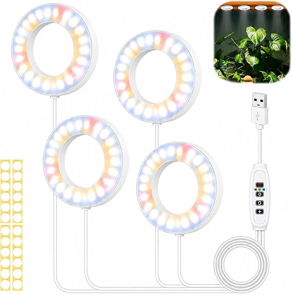 Plant Growing Light 192 LEDs Full Spectrum Light Lamp for Indoor Plants [Energy Class C]