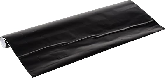 Black Gloss 3ft x 5ft Car Wrap Vinyl Roll with Air Release 3MIL-VViViD8