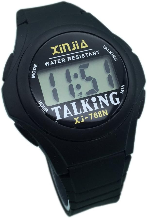 English Talking Watch for The Blind and Elderly and Visially Impaired People Electronic Sports Speak Watches 768TE
