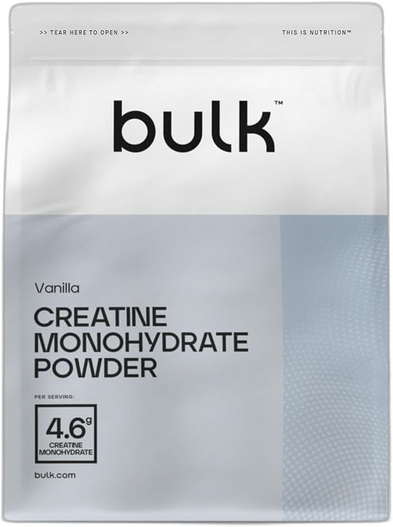 Bulk Creatine Monohydrate Powder, Vanilla, 500 g