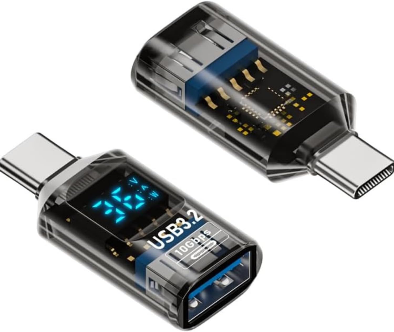 LivX Revolution Type C to USB 3.2 Converter 36W Fast Charging 10Gbps Data Transfer Digital Display OTGGM