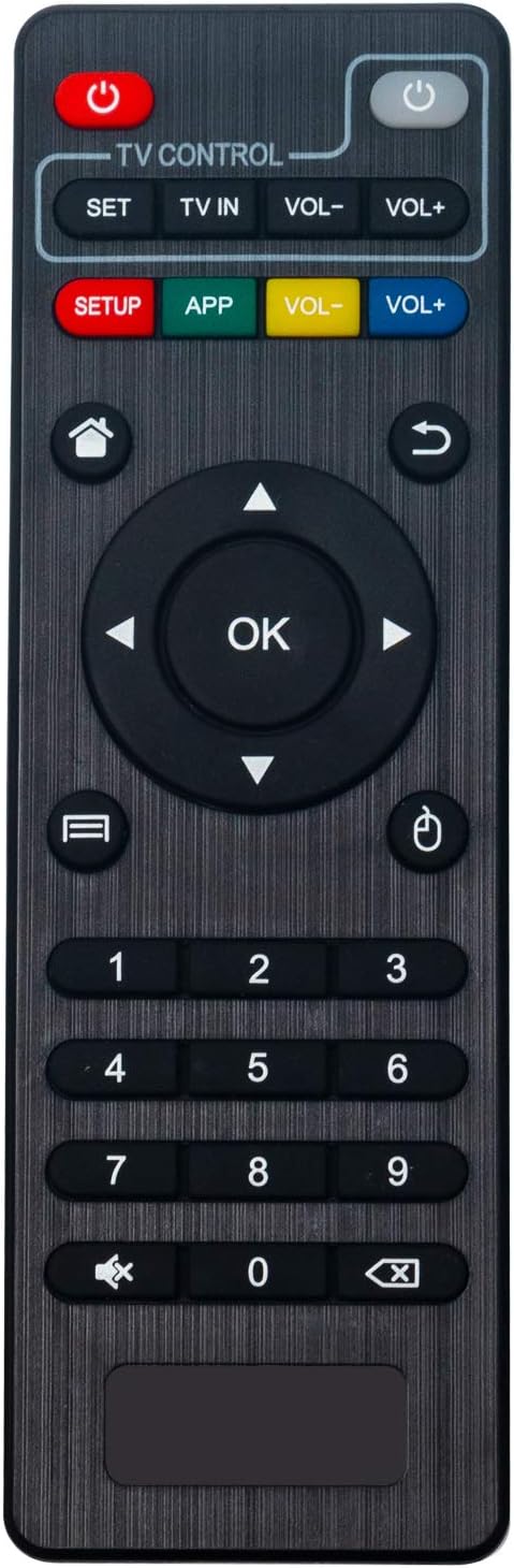 Replacement Remote fit for MXQ PRO 4K Smart Android TV Box Media Player