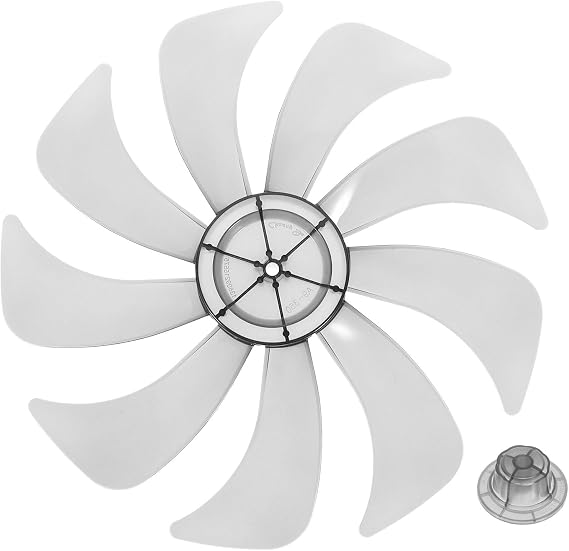 MERRYHAPY Replacement Fan Blades for Table and Standing Pedestal Fans High-temperature Resistant Material and Lightweight Fan Accessories for Indoor Use