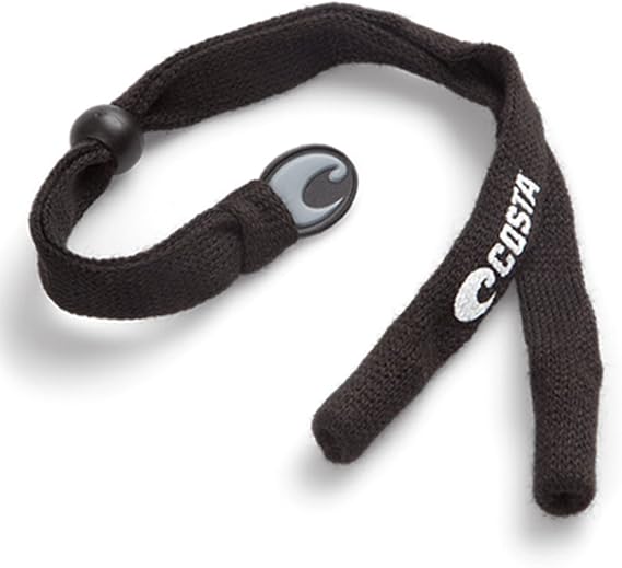 Costa Del Mar Sunglasses and Glasses Strap, Costa Keeper, Black, 20in