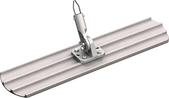 Bon 82-429 Round End Magnesium Concrete Bull Float 36" x 8" with Universal Button Hole Bracket 12-180
