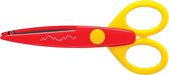 KIDS,KR-53 DALGA ŞEKİLLİ MAKAS,138 mm LACİVERT