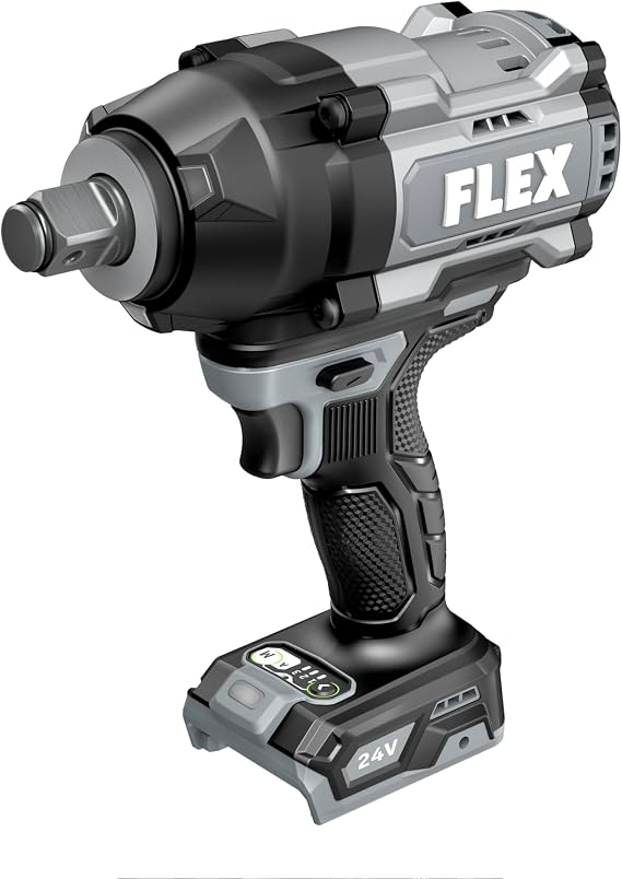 FLEX 24V Brushless Cordless 3/4-Inch 1,700 Ft-Lbs High Torque Impact Wrench Tool Only, Battery and Charger Not Included - FX1472B-Z