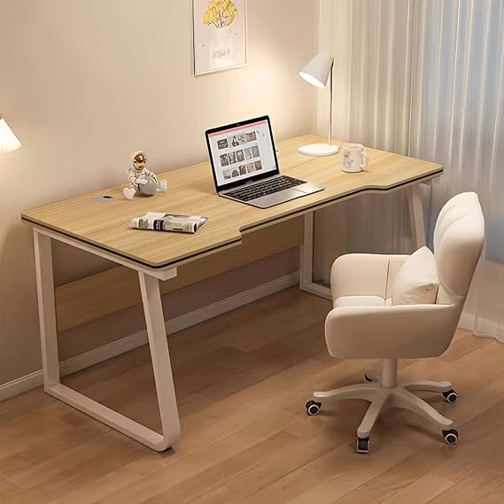 Desk Gaming Computer Desk Students Art Modern Simple Style PC Table Wooden Workstation for Home Office