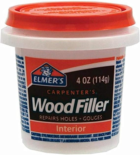 Elmer's Products E847 Carpenter's Interior Wood Filler, 1/4-Pint
