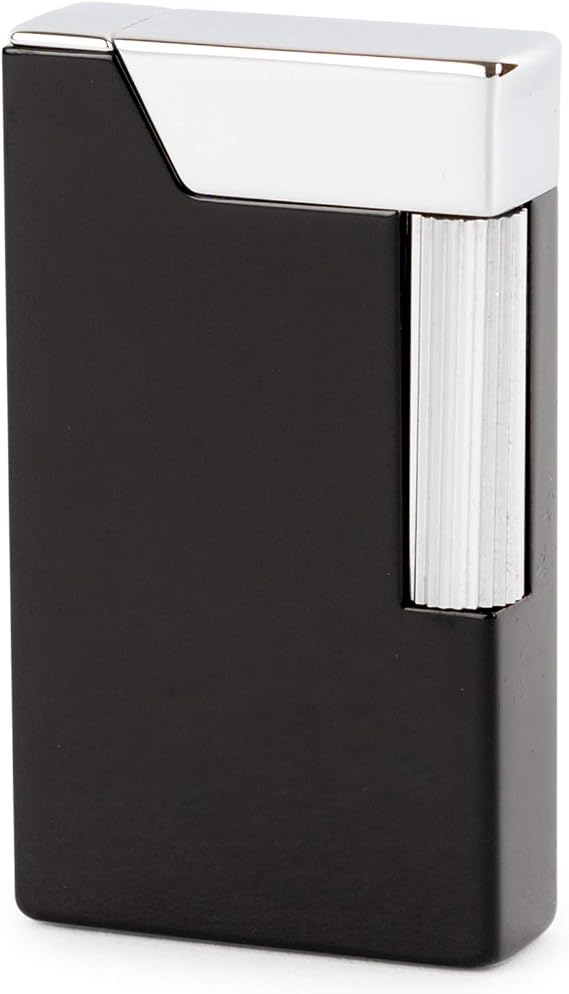 Ronson Oil Lighter Work 26 with Logo Sticker Lacquer Black