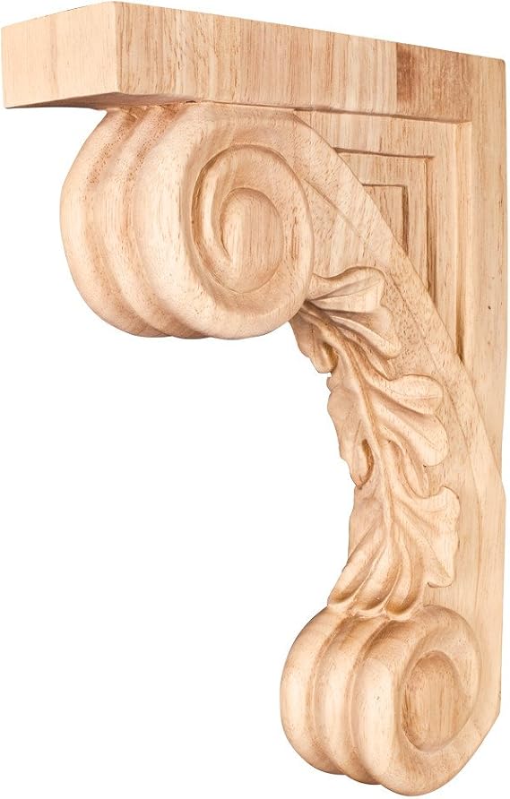 Carved Wood Bar Bracket Corbel (Cherry)
