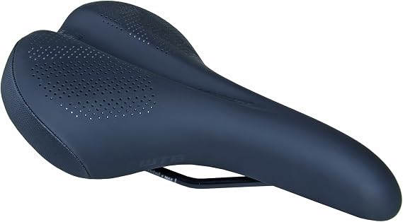 WTB Comfort Bike Seat (Saddle) - Extra Wide - Plush Thick Padding - Contoured Shape (Steel Rail)
