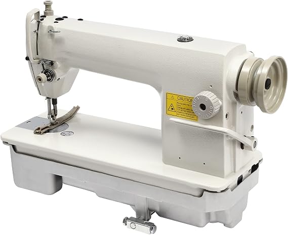 Industrial Sewing Machine Iron Heavy Duty Sewing Machine White Industrial Leather Thick Material Sewing Machine Tool for Sewing Clothes, Shoes, Boots, Slippers, Bags, Dolls