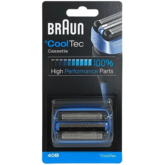 Braun CoolTec 40B Foil & Cutter Replacement Head, Compatible with CoolTec Shaver