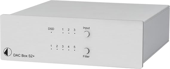 Pro-Ject DAC Box S2 Plus Digital to Analog Converter - Silver