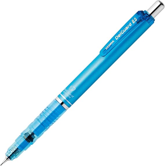 Zebra DelGuard 0.5mm Lead Mechanical Pencil, Light Blue Body (P-MA85-LB)