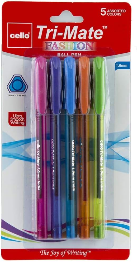 Cello Tri-Mate Pen, Assorted ($1.25 Per Pack)