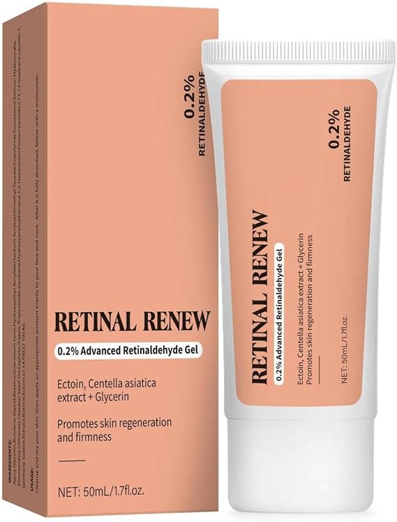 Advanced Retinal Gel, Retinaldehyde Cream Serum, Lightweight Hydrating Moisturiser, Smooths Skin Feeling, Instant Face Lift Cream, Reduces Wrinkles Repairs Damage Strengthens Resilient (1)