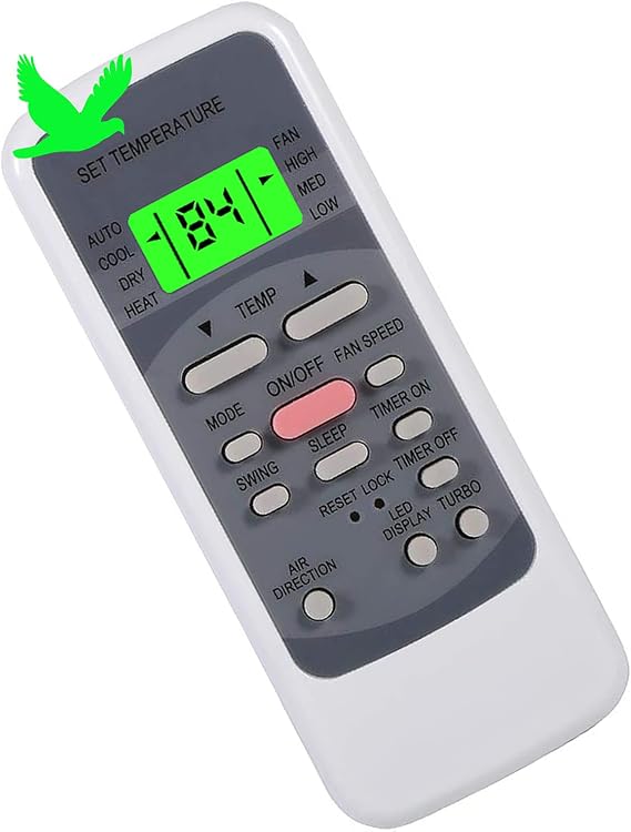 Replacement Remote Control for ComfortStar AC Air Conditioner Remote Control CPP060CD(O)-DU CXH018CD CXH012CA CXH012CD CPP024CD(O)-B CPP018CD(O)-B CPP048CD(O)-DU CPP036CD(O)-DU TPA-36DU TPA-24