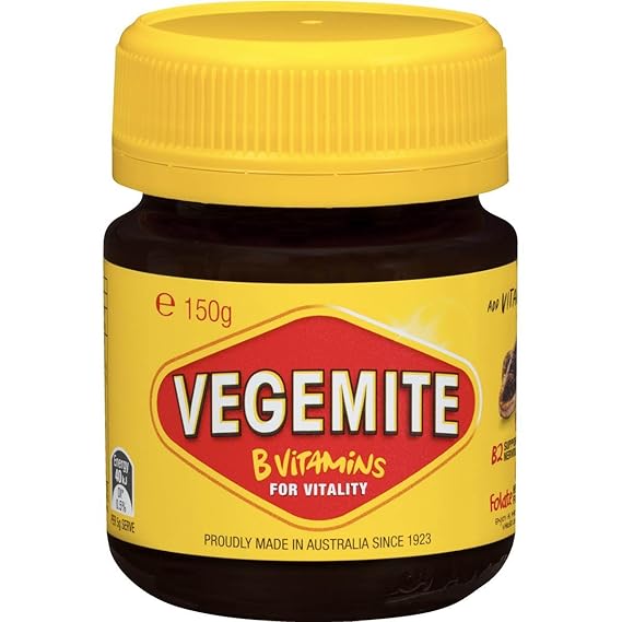 Vegemite Yeast Extract Spread 150g Jar Rich in B Vitamins Iconic Australian Savory Spread