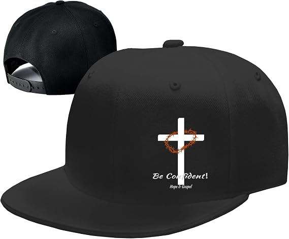Flat Bill Hats for Men Snapback Hats for Men Baseball Cap for Men Black Snapback Women Fitting Hat