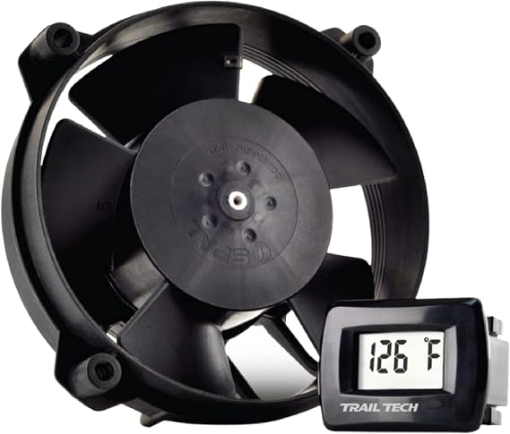 Trail Tech Universal Radiator/Oil Cooler, Black, (732-FNA1)