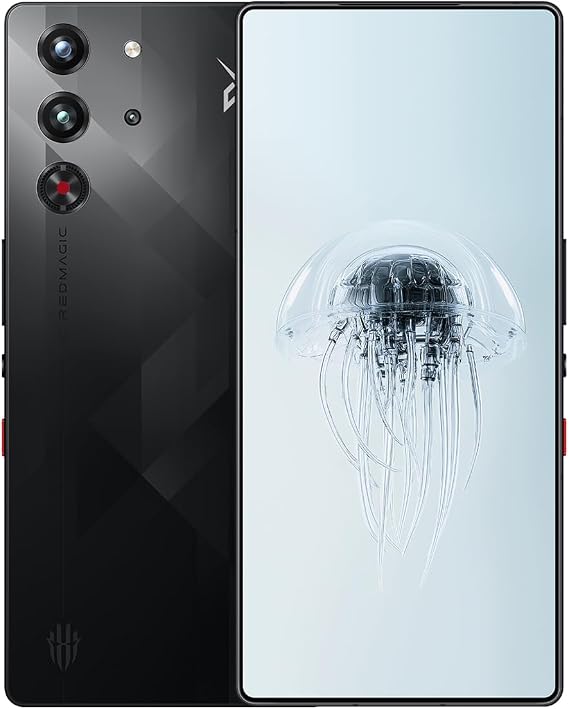 REDMAGIC 10 Pro 144Hz Gaming Mobile Phone 5G Android Smartphone 12GB RAM + 256GB ROM Snapdragon 8 Elite 6.85 Inch 1.5K AMOLED Full Screen FHD+ Gaming Phone 50MP Camera 80W Charger Dual SIM Black
