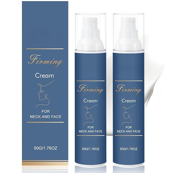 2pcs Firm & Restore Formula Day Cream for Face and Neck, Hydrating Wrinkle Cream for Smoother, Firmer, and Younger-Looking Skin