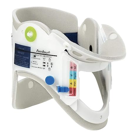 Ambu 15262 Perfit ACE Adjustable Extrication Collar, Protects Neutral Alignment, Prevention of Lateral Sway