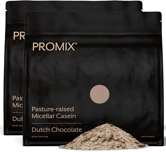 ProMix Nutrition Casein Protein Powder, Chocolate - 2.5 lb (Pack of 2)