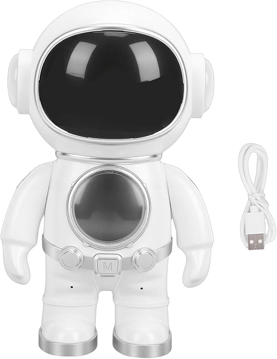 Fabater AI Desktop Companion, Voice Chat Desk Robot Companion, Emotional Interaction, Voice Activated Light & Alarm Clock, Interactive Electronic Pet with LED Facial Expressions