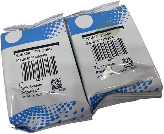 A Whole Set (BK & Tri-Color) GT51 GT52 Print Head M0H51A M0H50A printhead for GT5810 GT5820 GT5822 Ink Tank 310 311 410 411 315 415 318 418 319 419 Printers