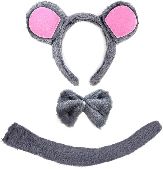 3 Pcs Mouse Costume Accessories Animal Cosplay for Women