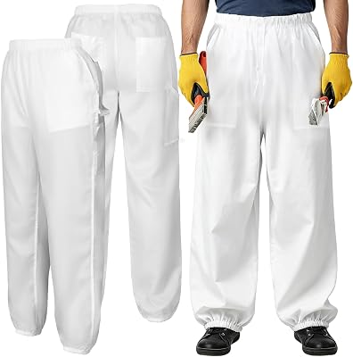 Pullover Painters Pants with 6 Pockets Plus Hammer Loop Pants for All Types of Men Paint Jobs Lint Free Anti-Static