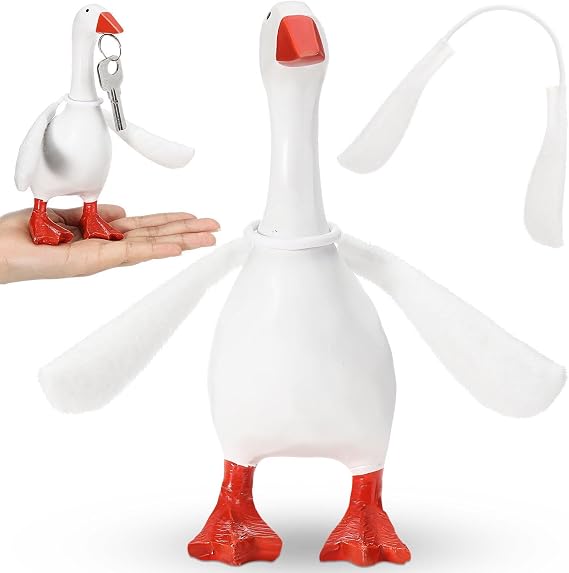 1 Pcs Mini Desk Goose Wings 7 Inch, Cute