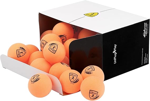 Killerspin 1-Star 40+ Table Tennis Balls, 25-Pack | Regulation Size 40mm | High-Performance ABS Training Balls for Enhanced Durability and Consistent Bounce