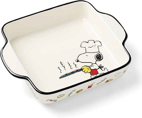 Lenox 897691 Chef Snoopy Square Baker